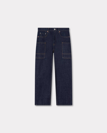 Kenzo Winter Holidays Cargo Monkey Fit Jeans In Japanese Denim