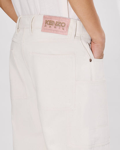Kenzo Cargo Monkey Fit Jeans In Japanese Denim
