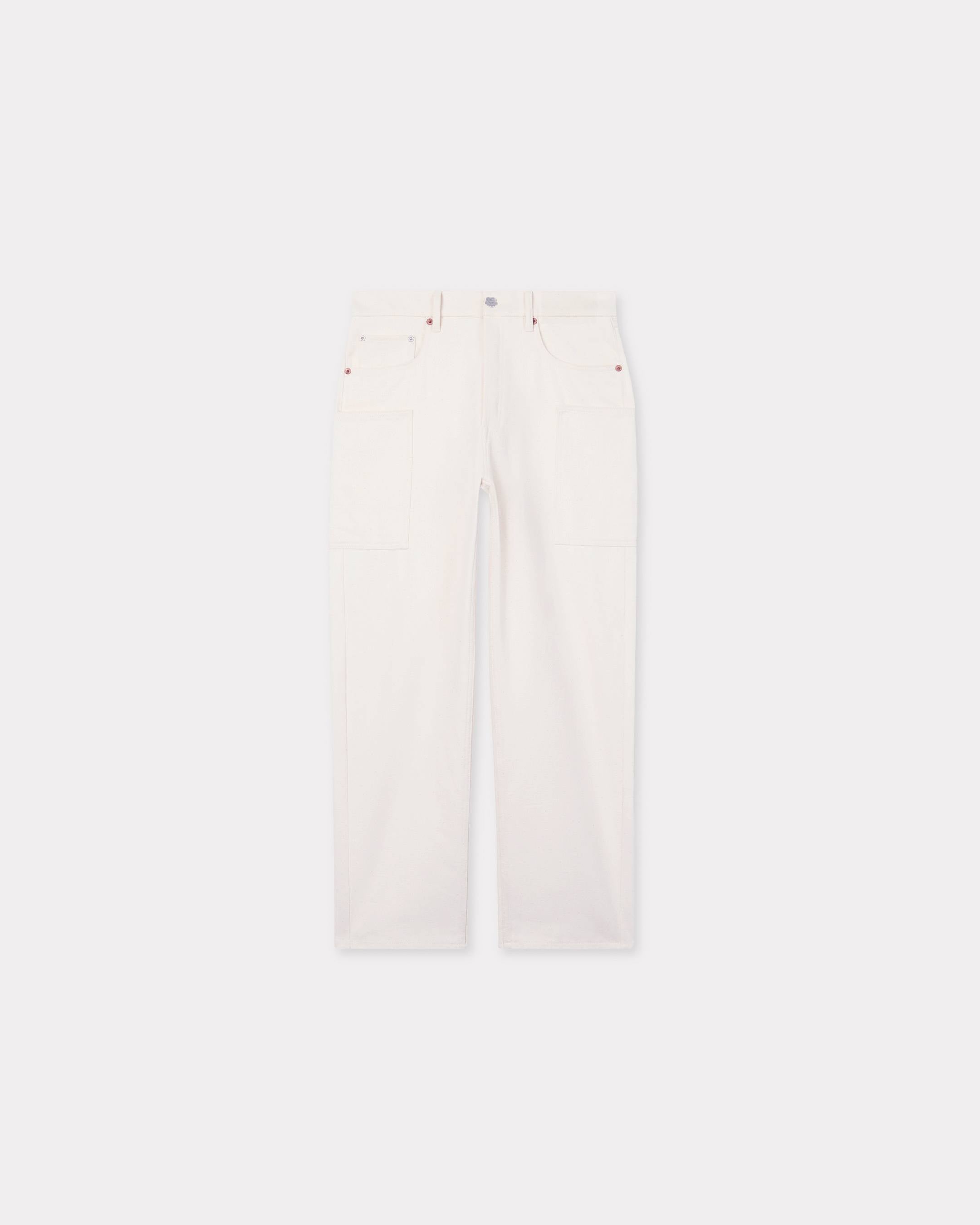 Kenzo Cargo Monkey Fit Jeans In Japanese Denim