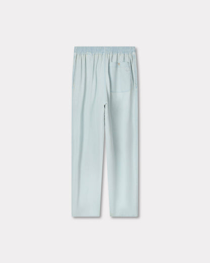 Kenzo Jogpants In Stone Bleach Chambray
