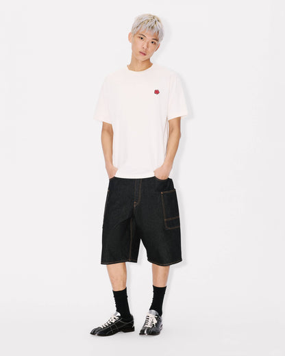 Kenzo Monkey Fit Short In Japanese Denim