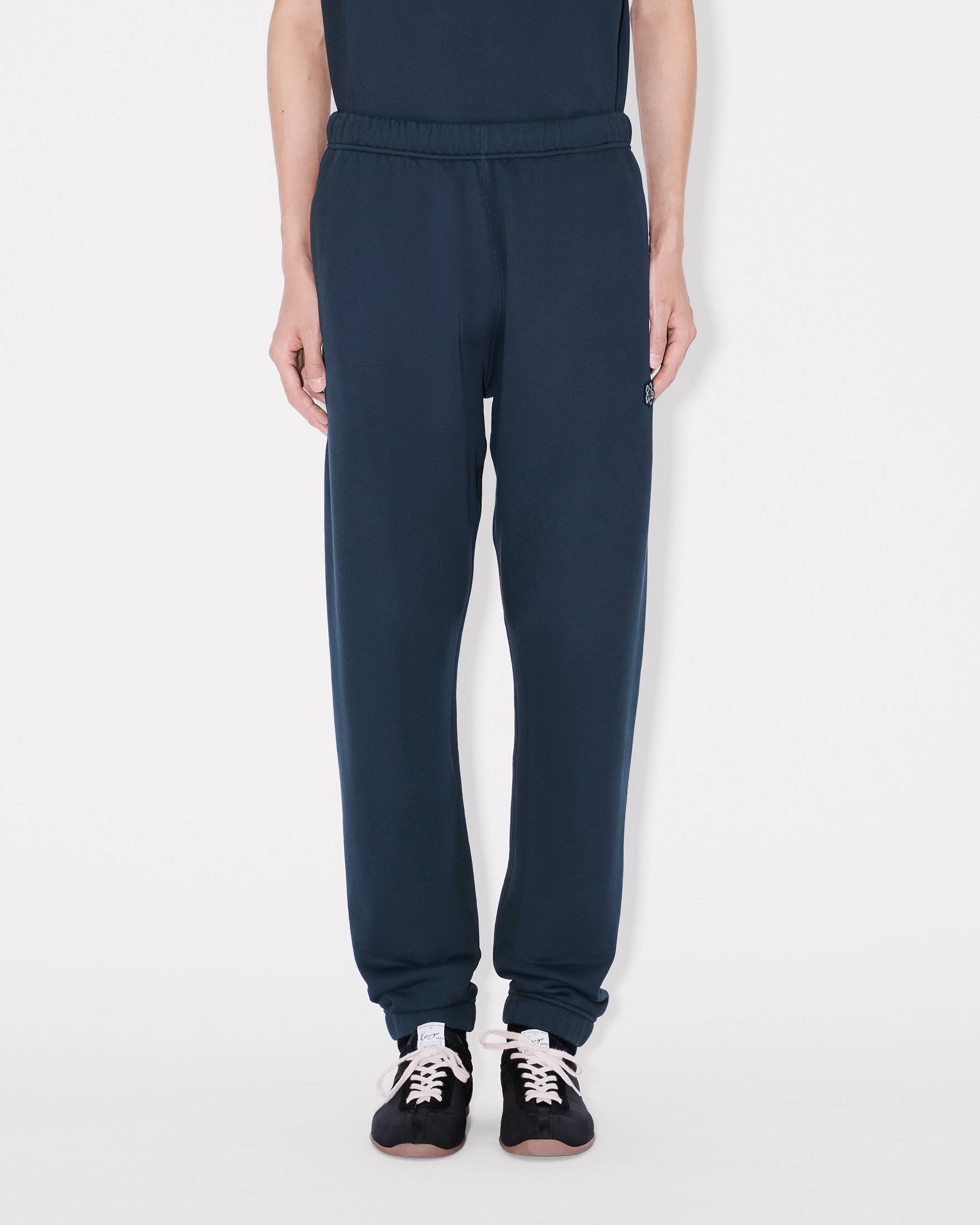 Kenzo Boke Flower Embroidered Jogpants In Cotton