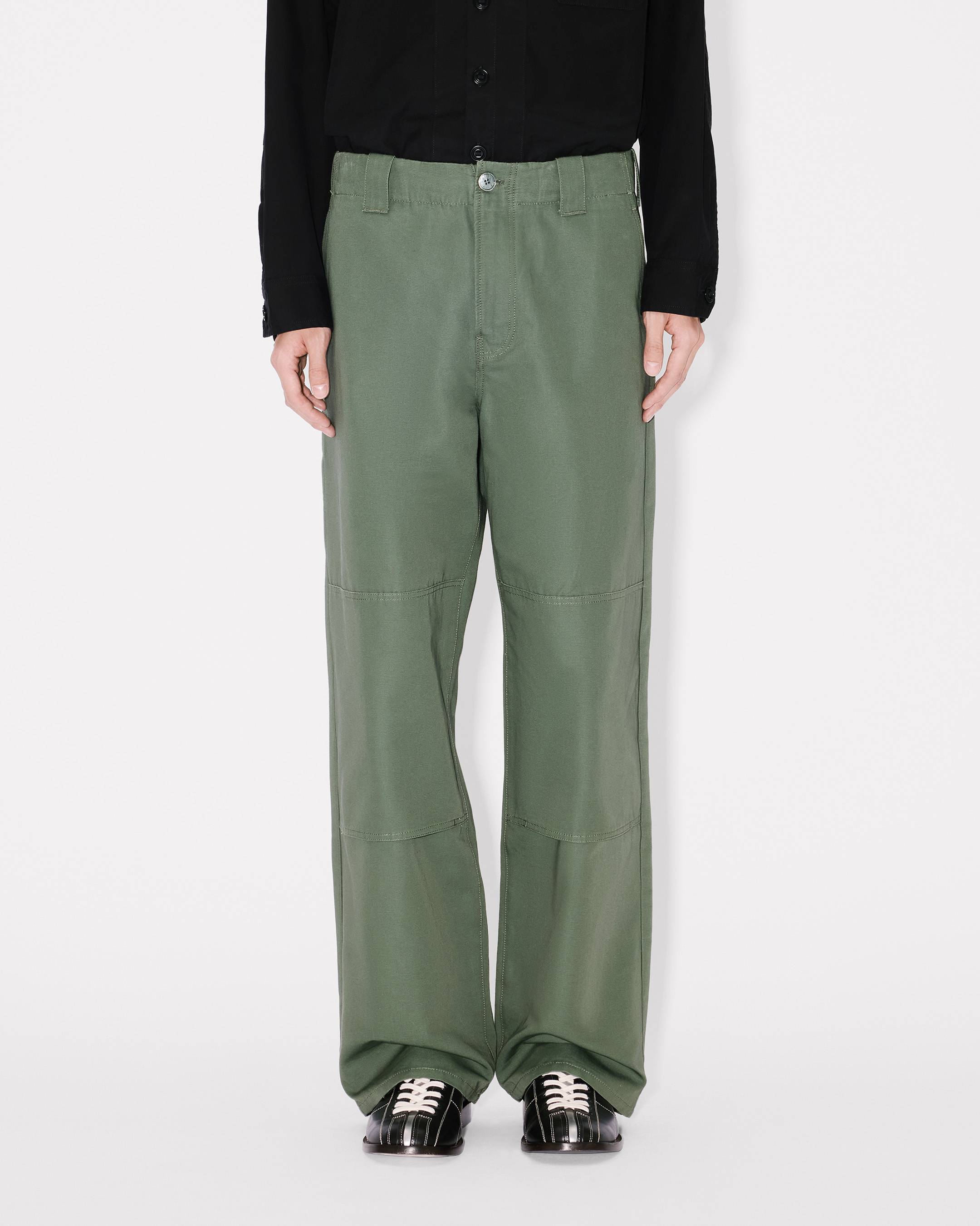 Kenzo Double Knee Chino In Cotton