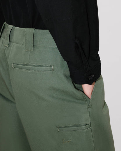 Kenzo Double Knee Chino In Cotton