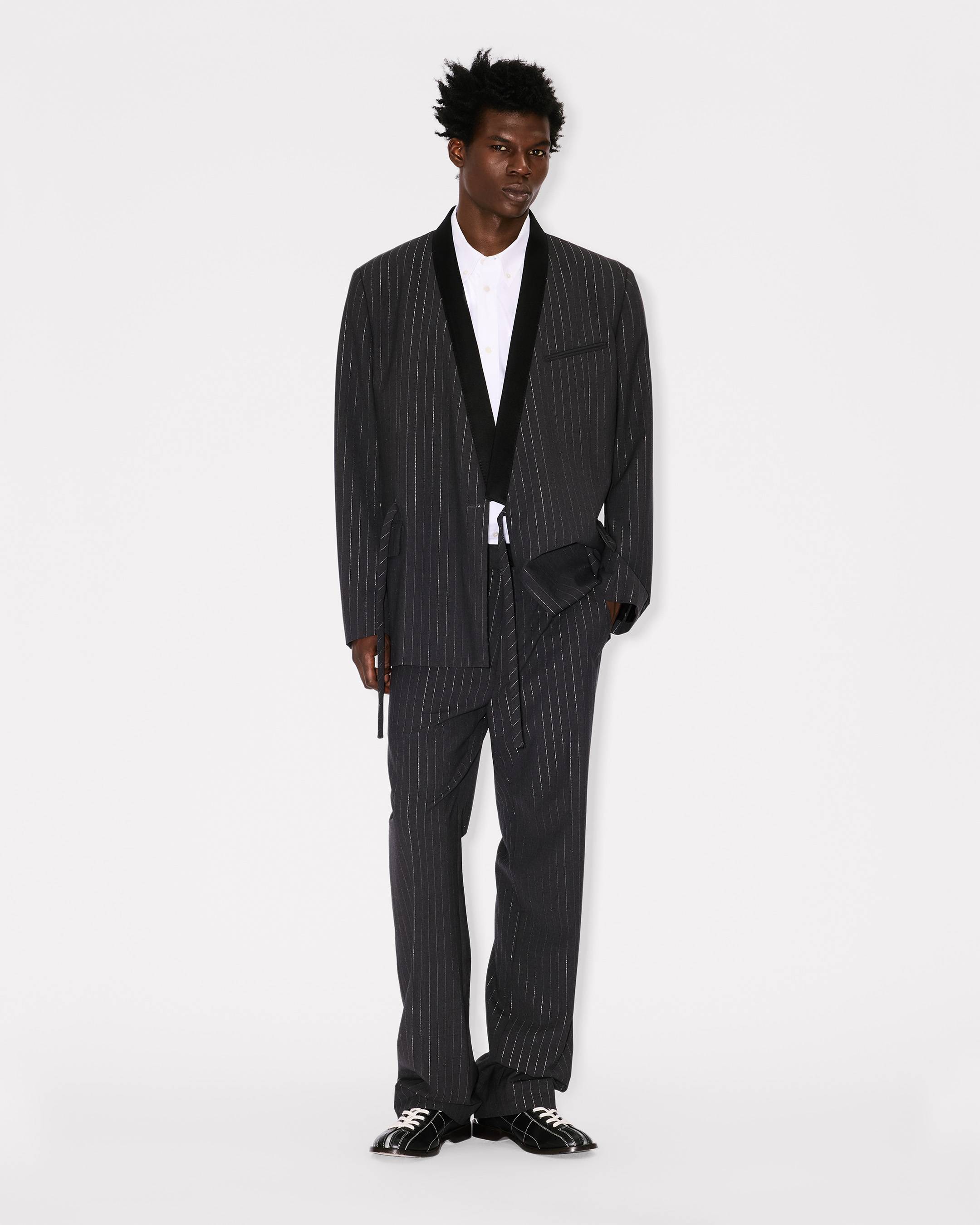 Kenzo Stripes Straight Tailored Pants
