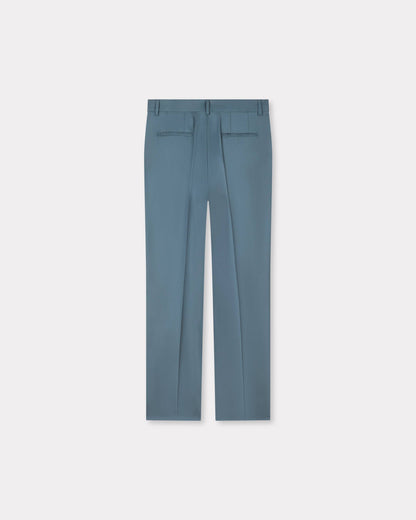 Kenzo Straight Tailored Pants In Virgin Wool
