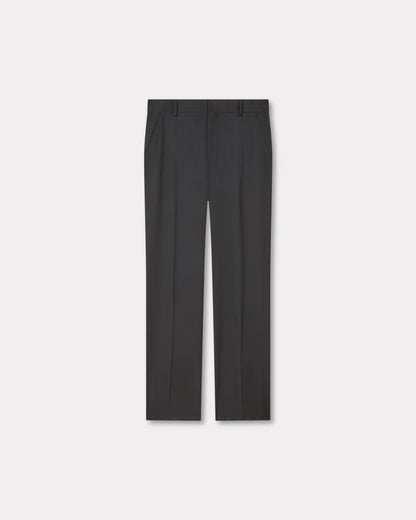 Kenzo Straight Tailored Pants In Virgin Wool