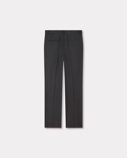 Kenzo Straight Tailored Pants In Virgin Wool