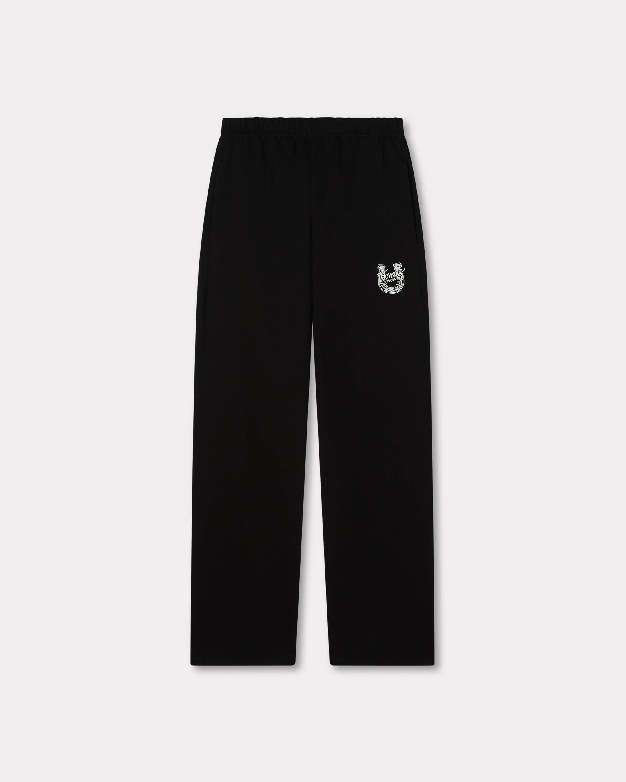 Kenzo Lunar New Year Embroidered Straight Jogpants In Cotton
