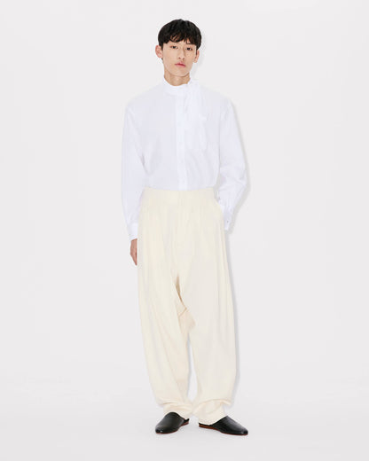 Kenzo Pleated Pants In Virgin Wool