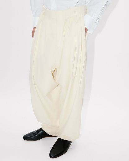 Kenzo Pleated Pants In Virgin Wool