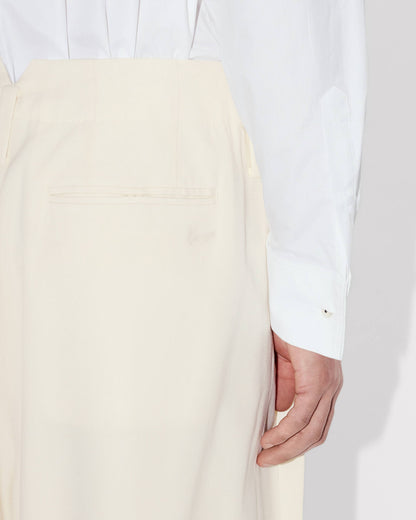 Kenzo Pleated Pants In Virgin Wool