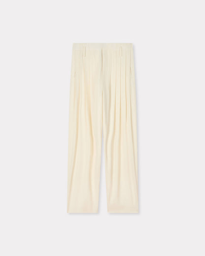 Kenzo Pleated Pants In Virgin Wool