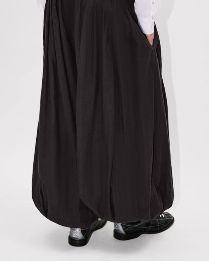 Kenzo Balloon Pleated Pants In Cotton Hemp
