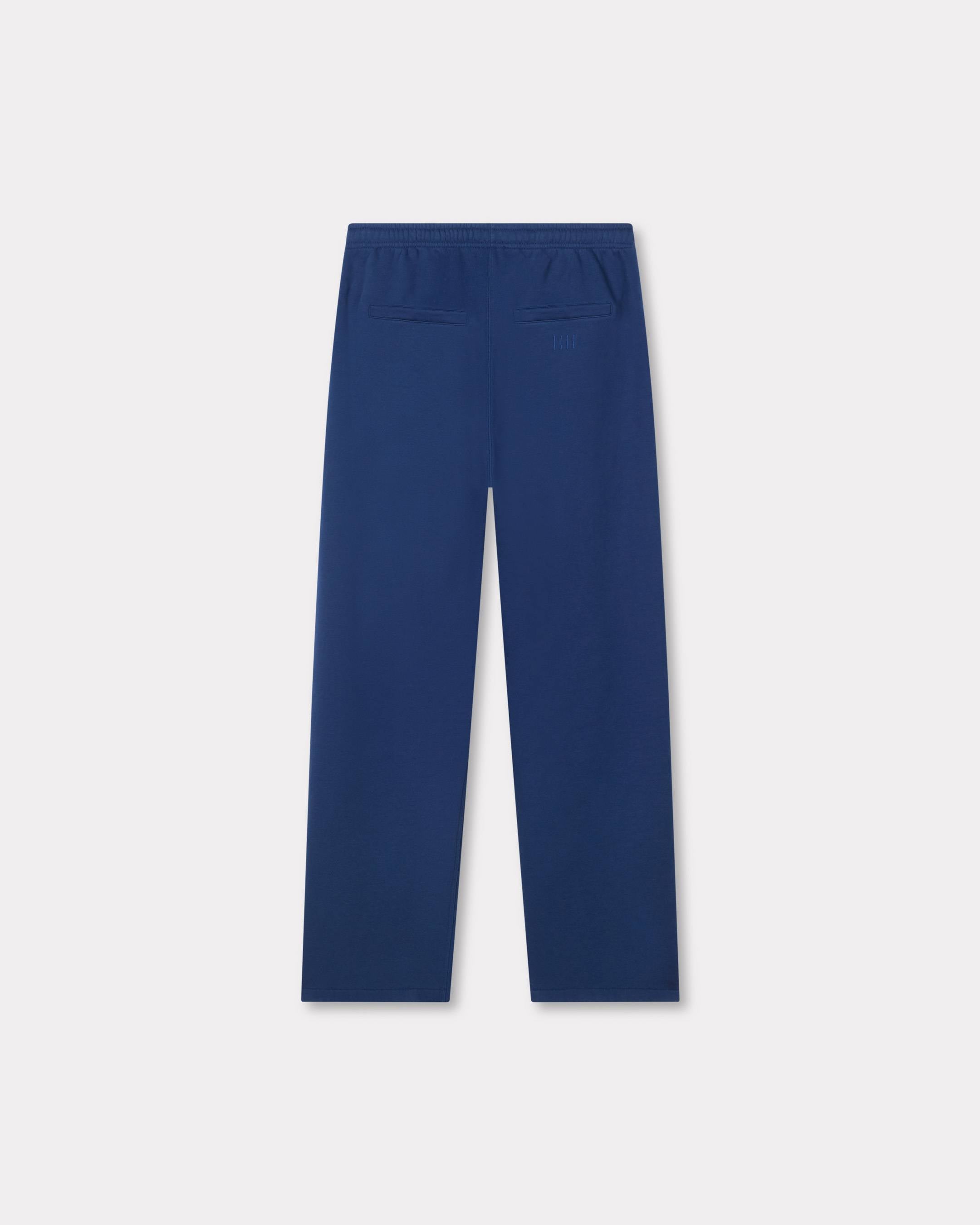Kenzo Boke Flower 20 Embroidered Straight Jopants In Cotton
