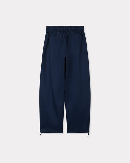 Kenzo Elasticated Pants In Herringbone Cotton