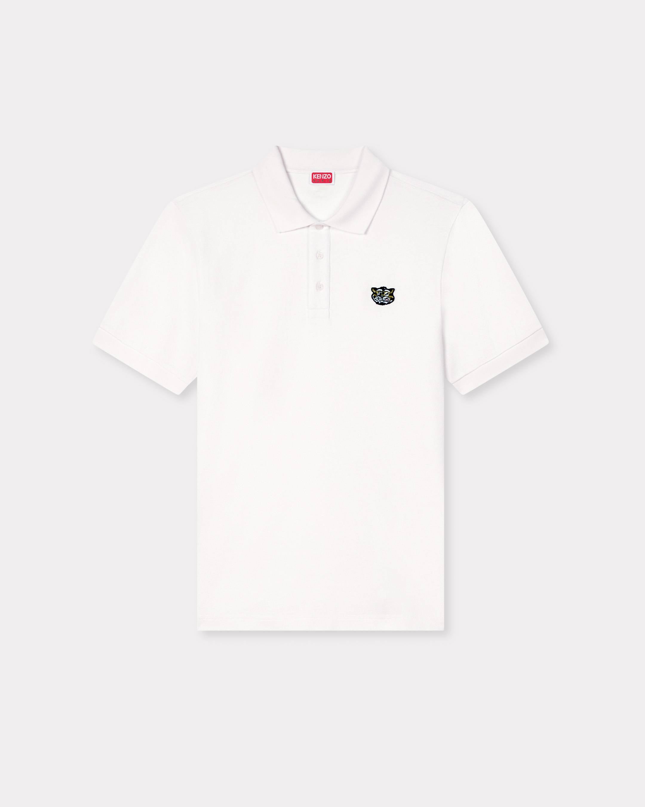 Kenzo Wild Tiger Slim Polo In Cotton