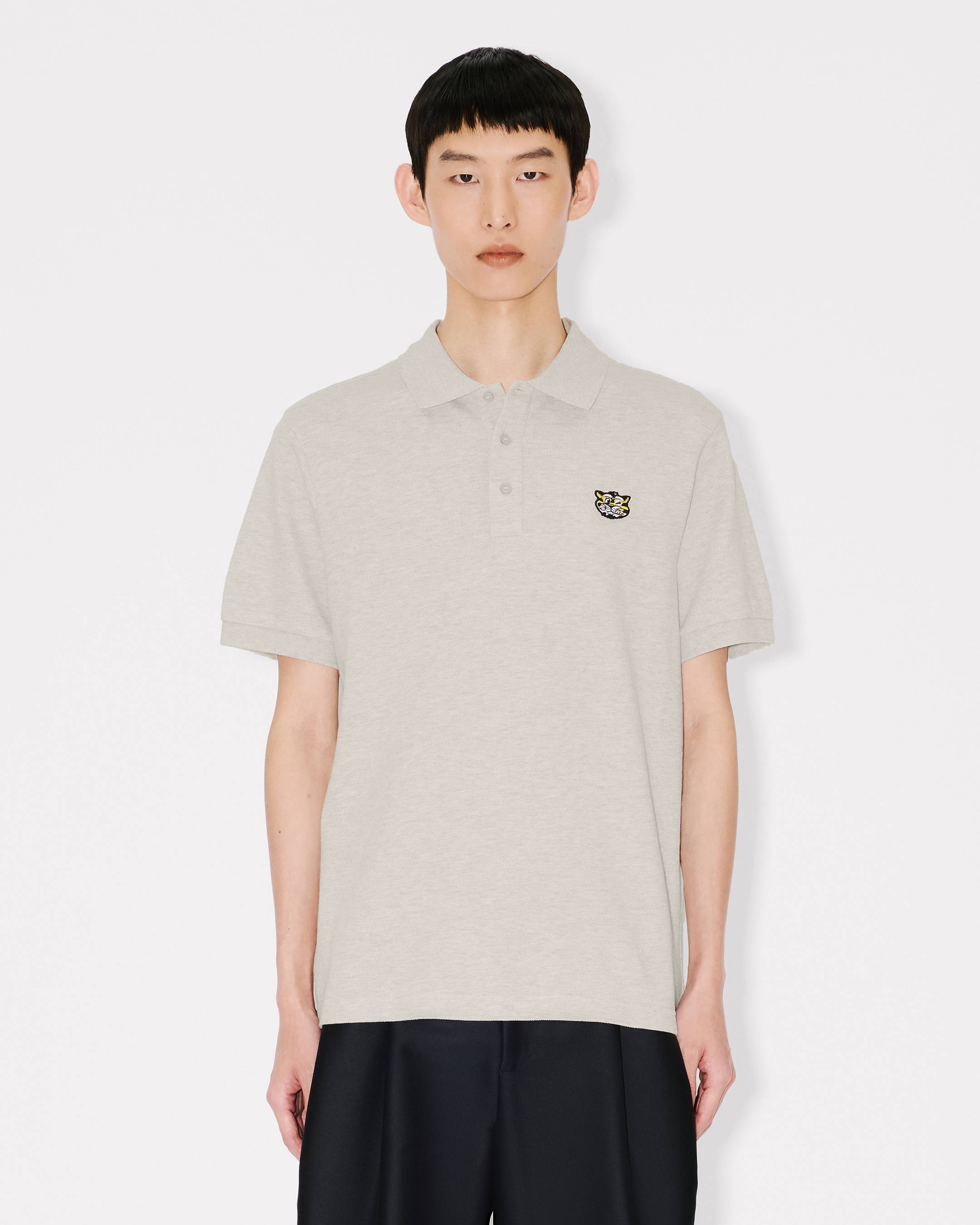 Kenzo Wild Tiger Slim Polo In Cotton