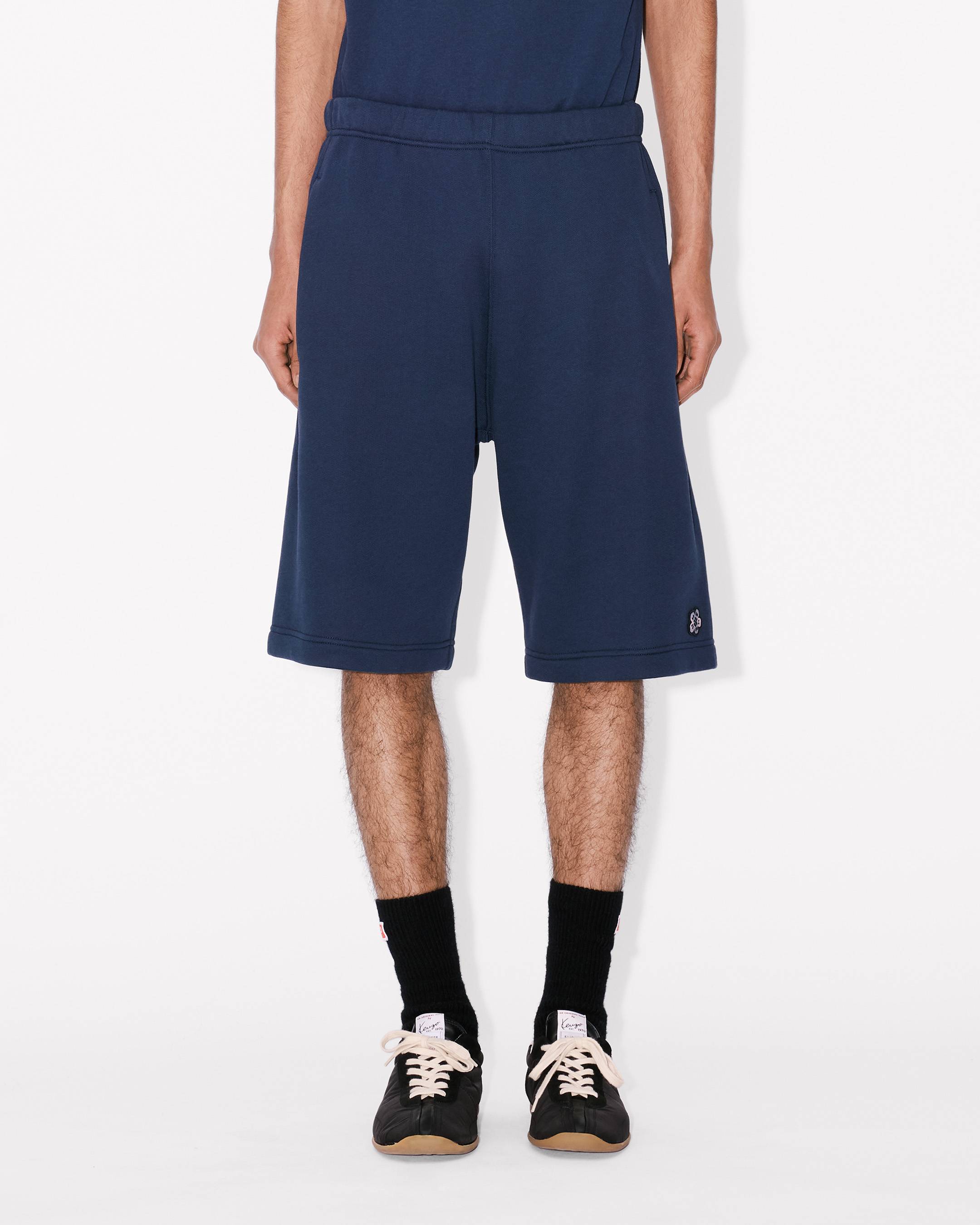 Kenzo Boke Flower Embroidered Shorts In Cotton