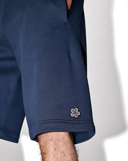 Kenzo Boke Flower Embroidered Shorts In Cotton