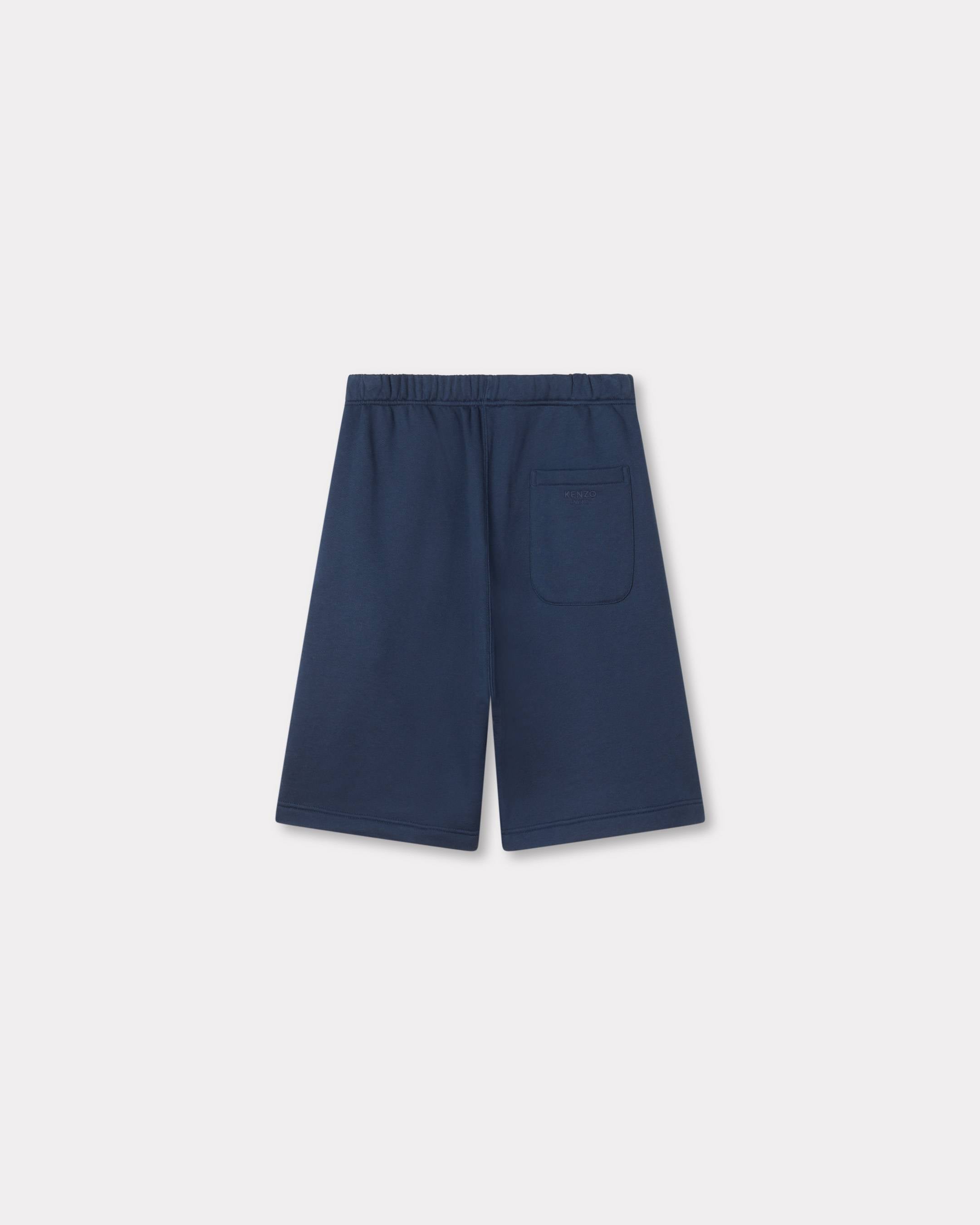 Kenzo Boke Flower Embroidered Shorts In Cotton
