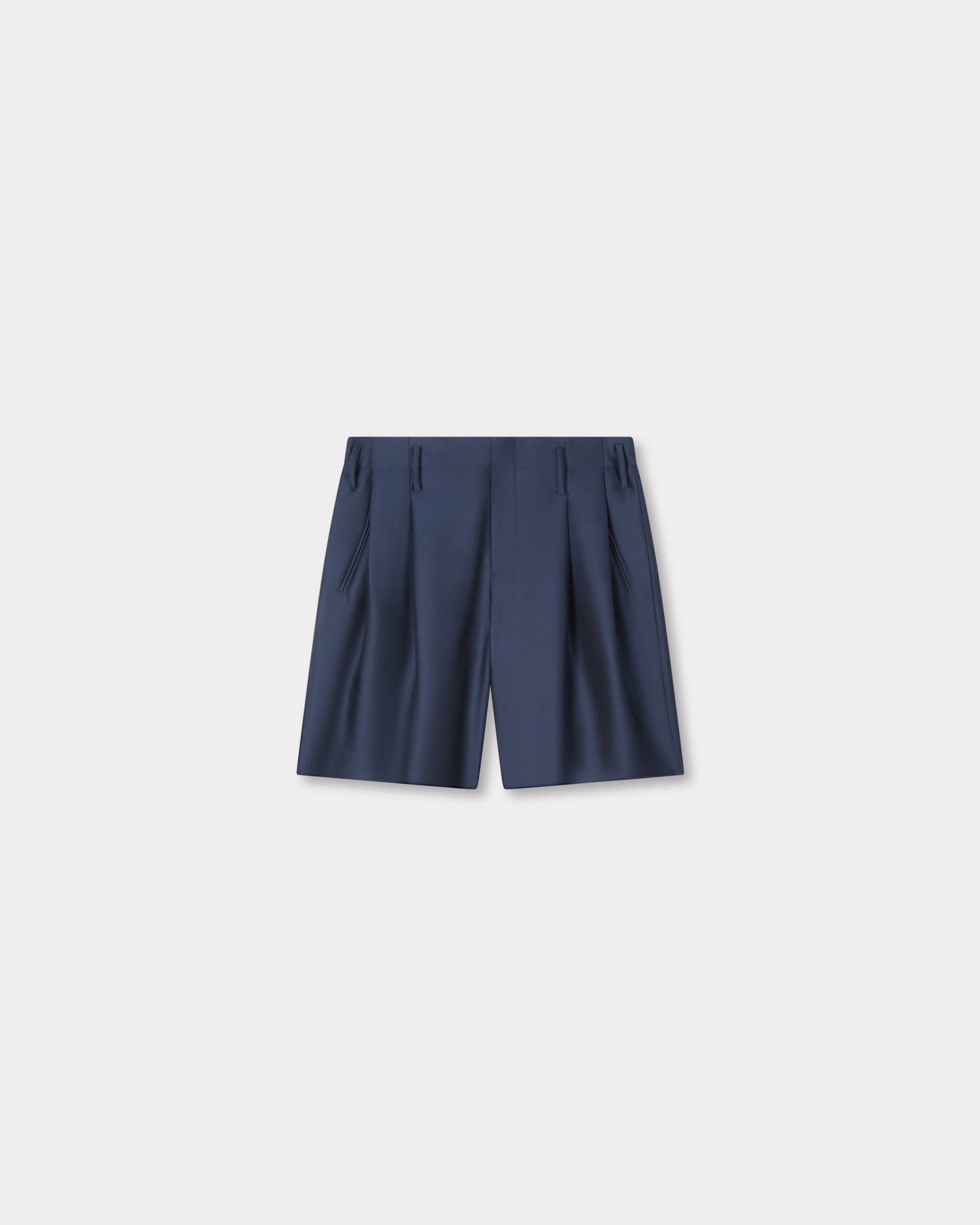 Kenzo Tailored Short In Virgin Wool And Silk