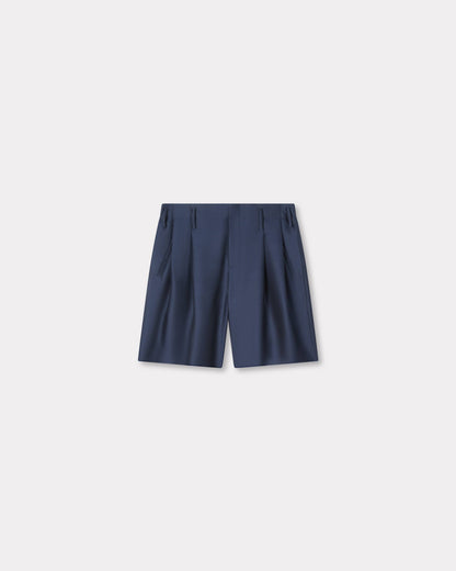 Kenzo Tailored Short In Virgin Wool And Silk