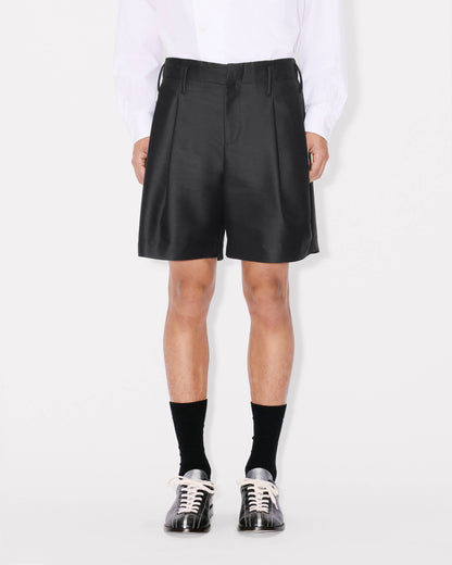 Kenzo Tailored Short In Virgin Wool And Silk