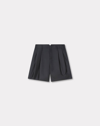 Kenzo Tailored Short In Virgin Wool And Silk