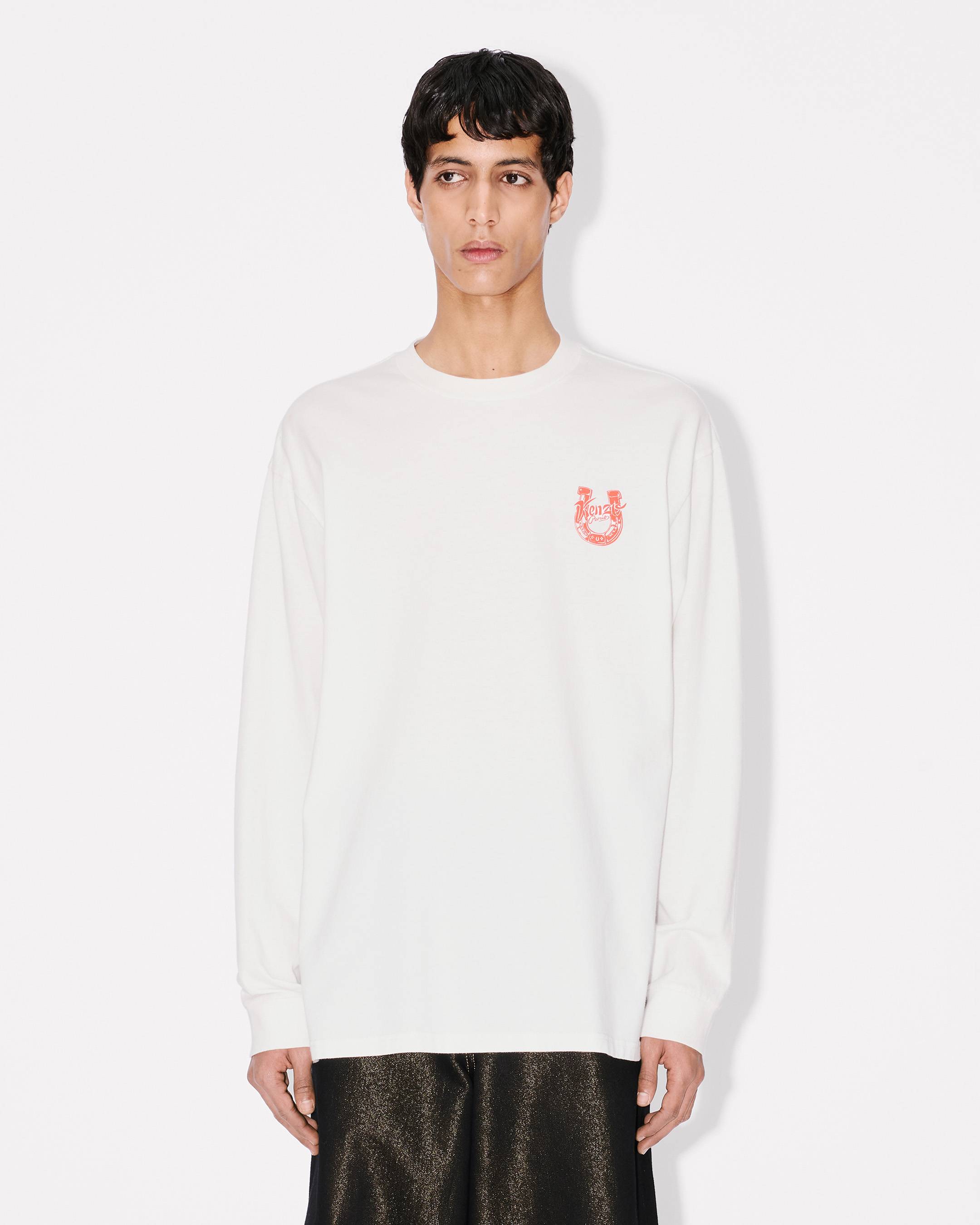 Kenzo Lunar New Year Relax Long Sleeve Tshirt In Cotton