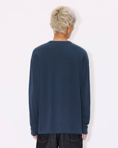 Kenzo Cartoon Outlined Relax Long Sleeve Tshirt In Cotton