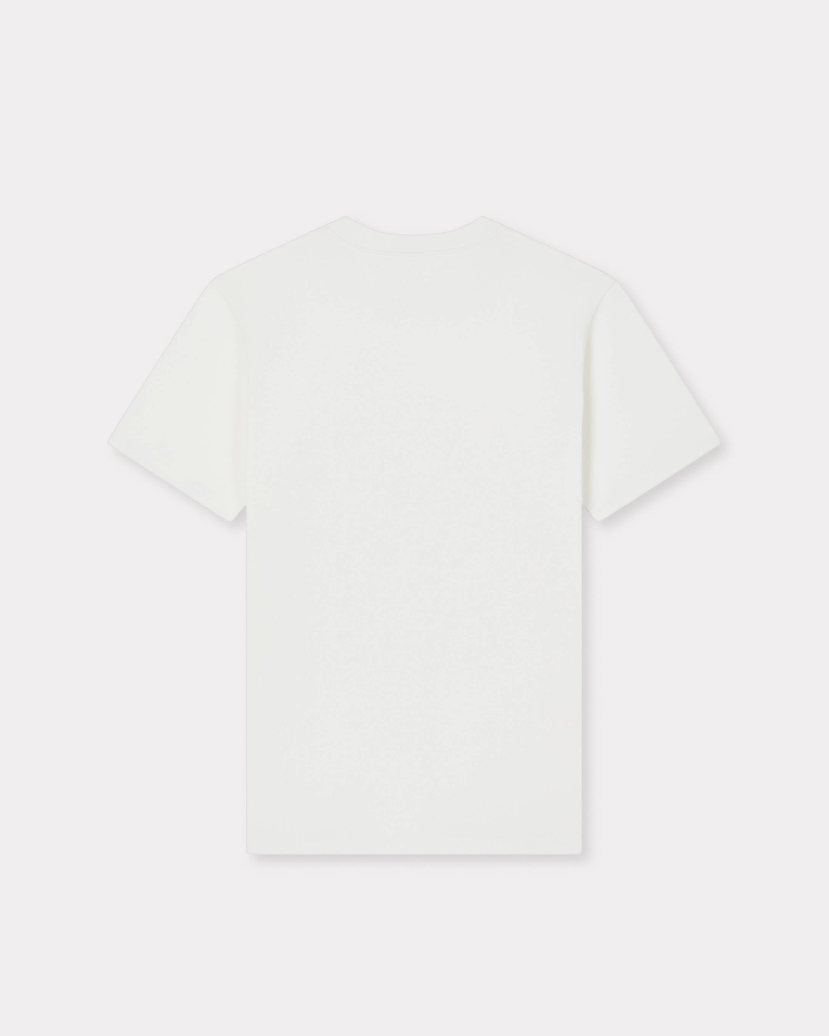 Kenzo Boke Flower Embroidered Slim Tshirt In Cotton