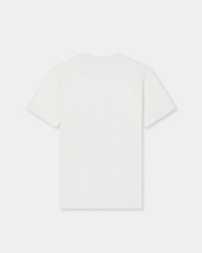 Kenzo Boke Flower Embroidered Slim Tshirt In Cotton
