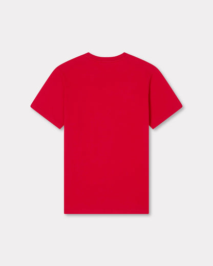 Kenzo Boke Flower Embroidered Slim Tshirt In Cotton