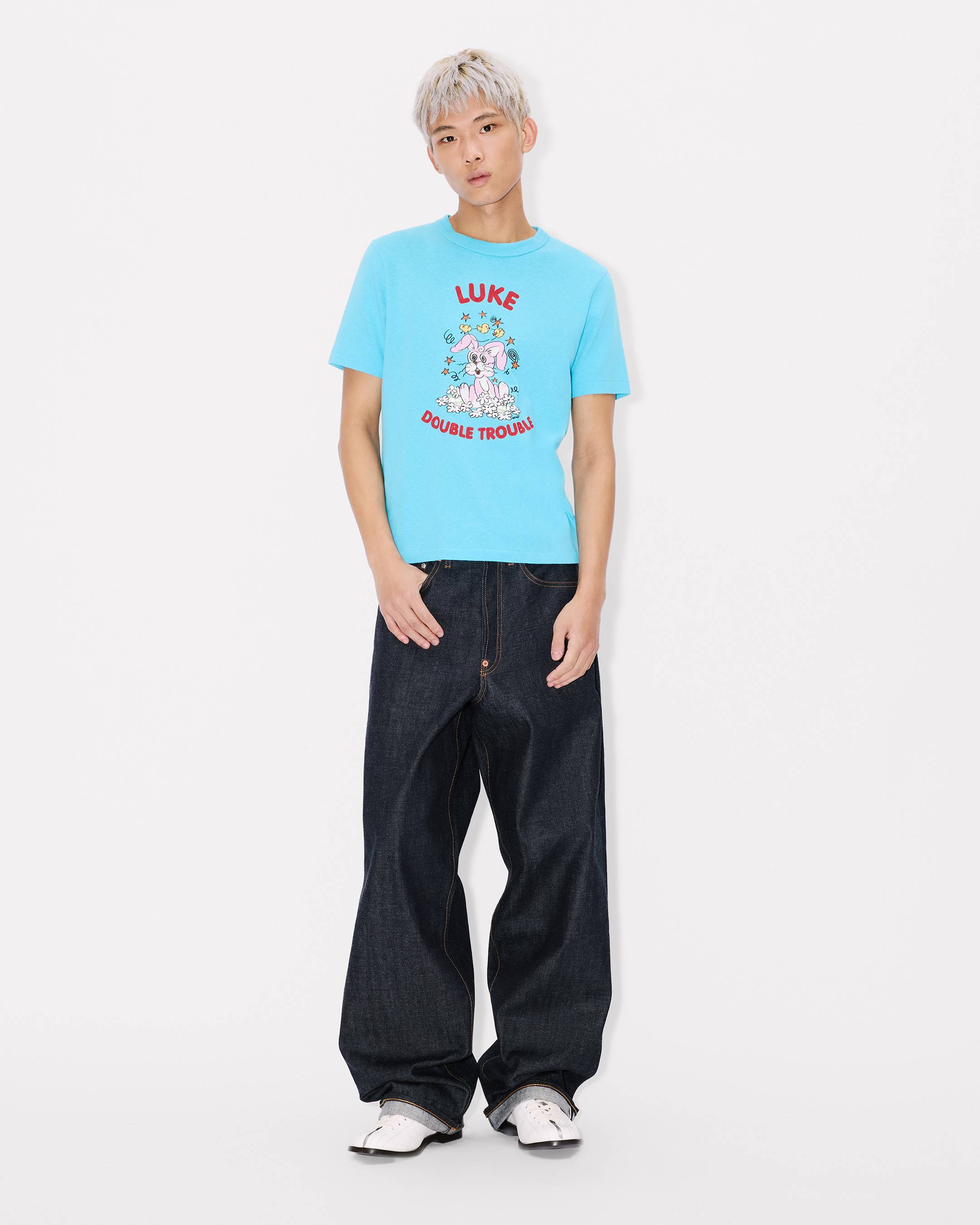 Kenzo Cartoon Slim Tshirt In Cotton