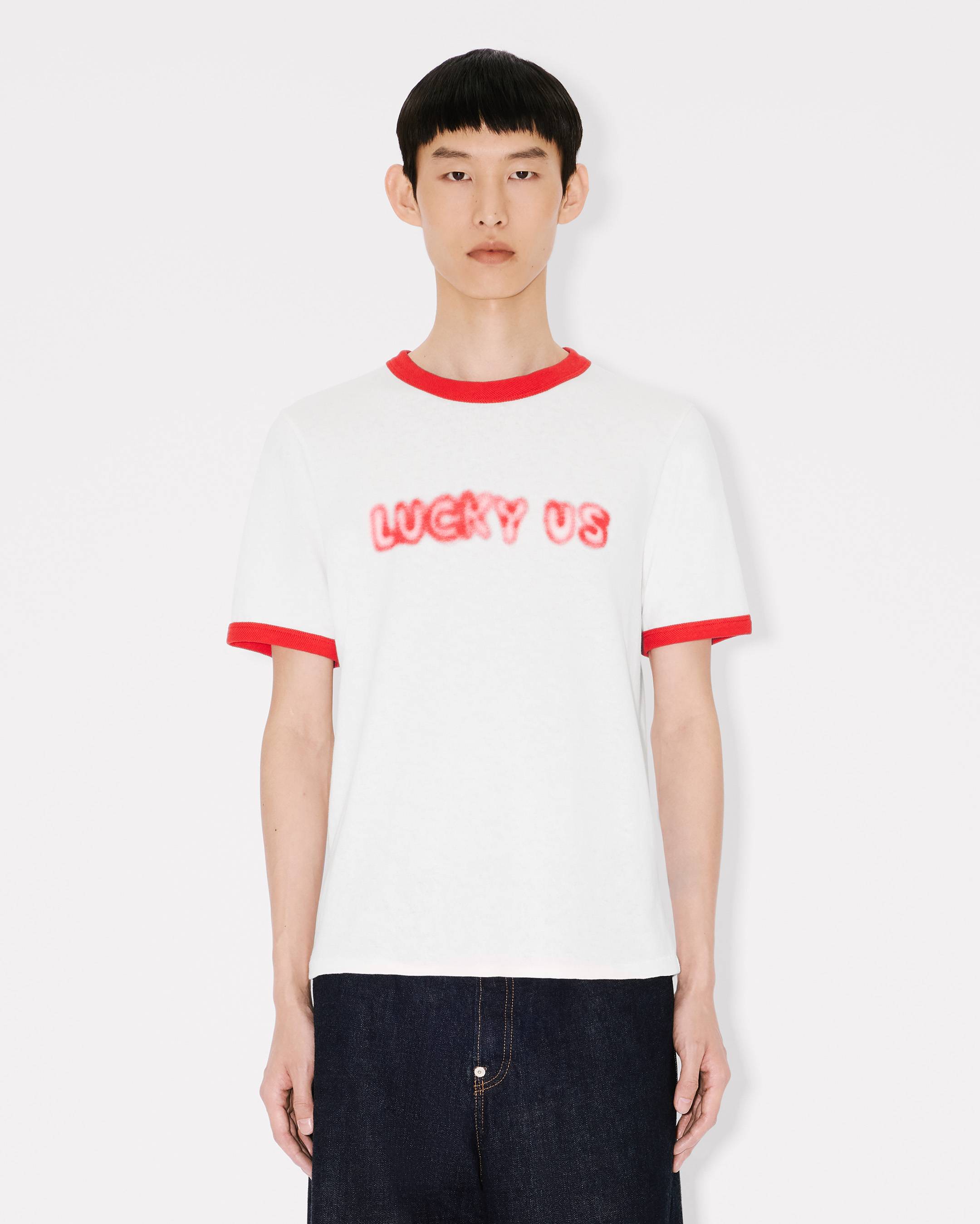 Kenzo Words Slim Tshirt In Cotton