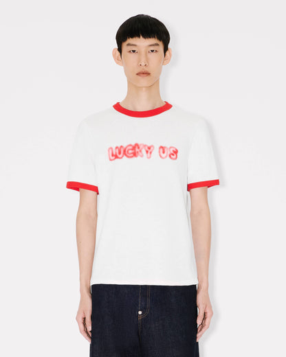 Kenzo Words Slim Tshirt In Cotton