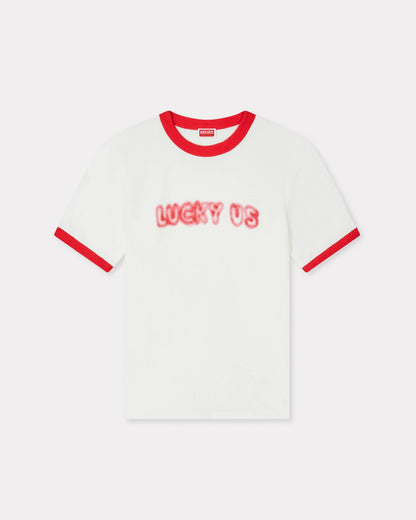 Kenzo Words Slim Tshirt In Cotton