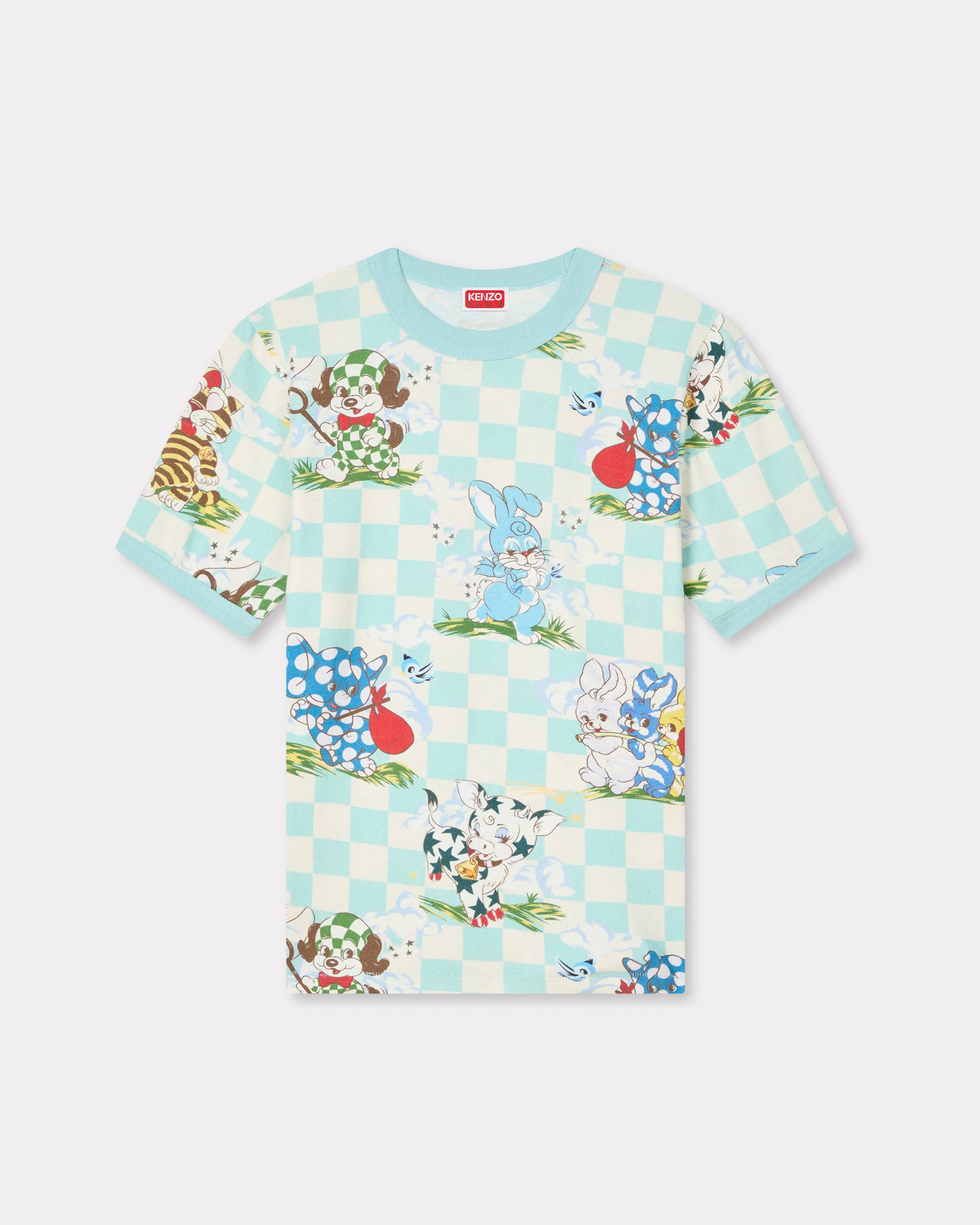 Kenzo Cartoon Slim Tshirt In Cotton