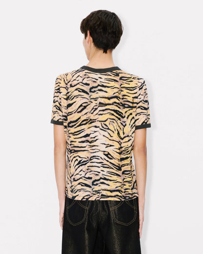 Kenzo Tiger Slim Tshirt In Cotton