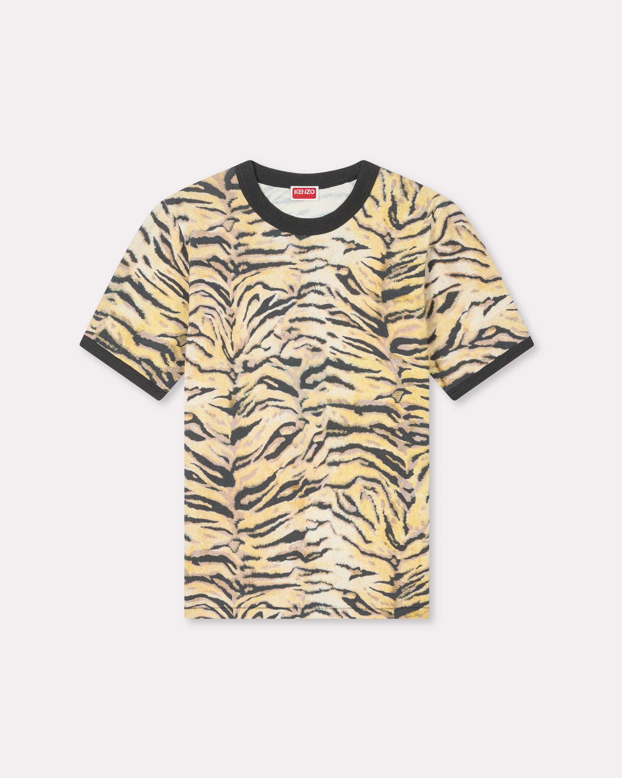 Kenzo Tiger Slim Tshirt In Cotton