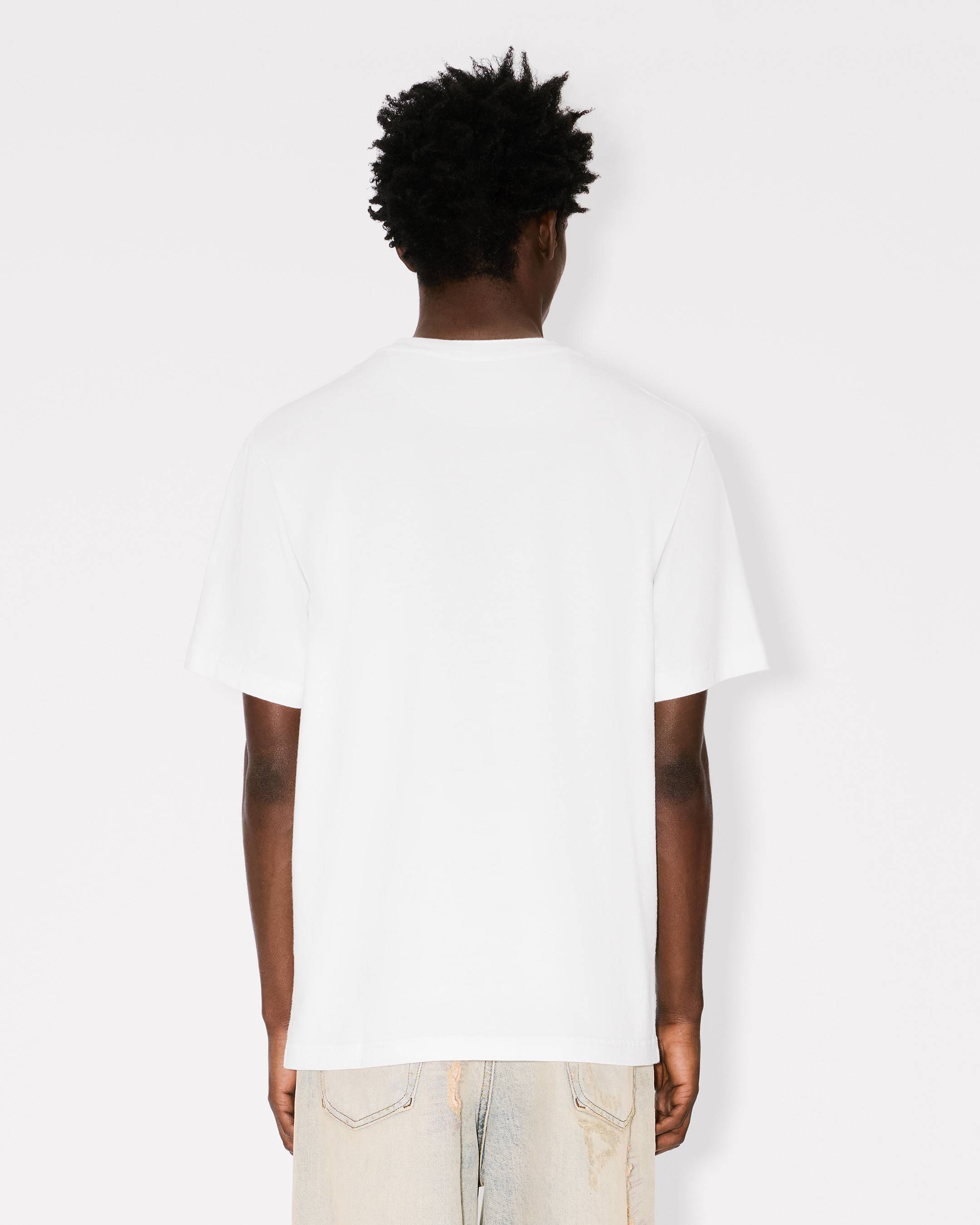 Kenzo Wild Tiger Embroidered Tshirt In Cotton
