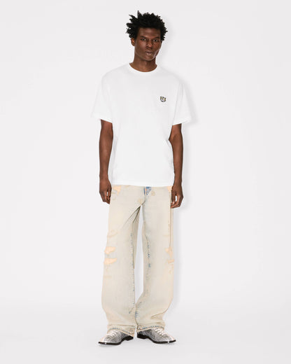 Kenzo Wild Tiger Embroidered Tshirt In Cotton