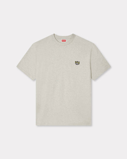 Kenzo Wild Tiger Embroidered Tshirt In Cotton