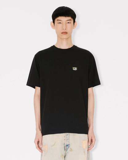 Kenzo Wild Tiger Embroidered Tshirt In Cotton