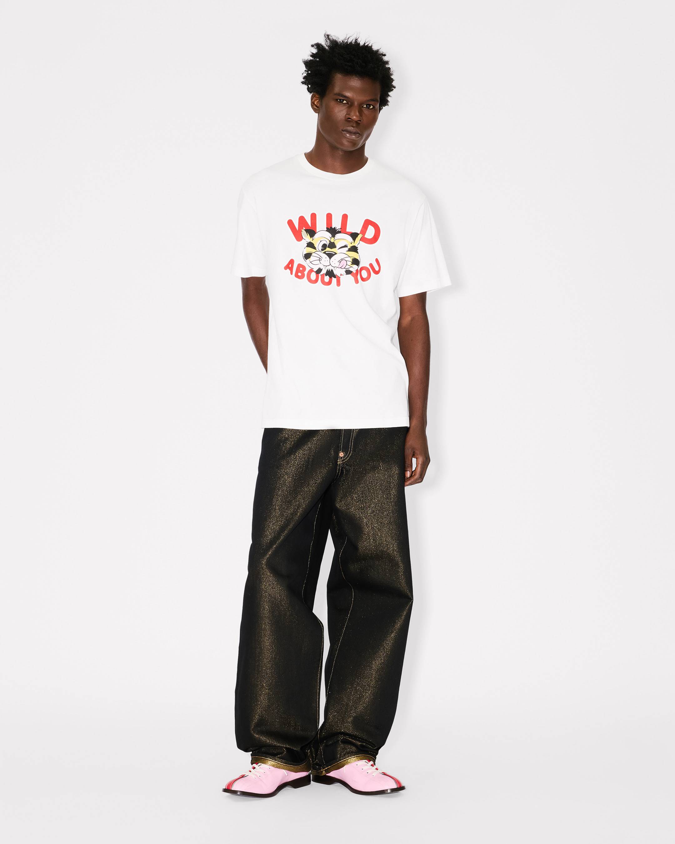 Kenzo Wild Tiger Tshirt In Cotton