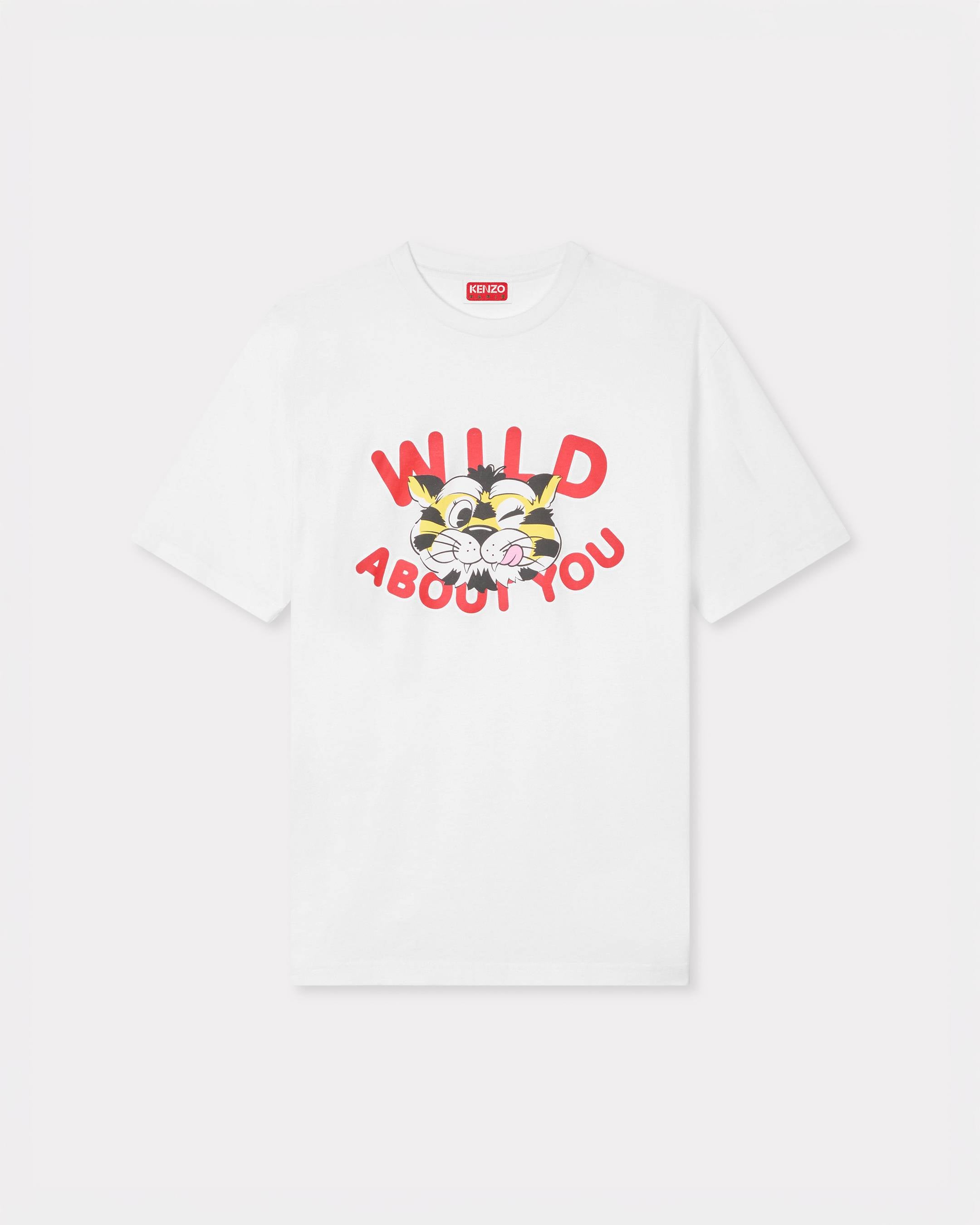 Kenzo Wild Tiger Tshirt In Cotton