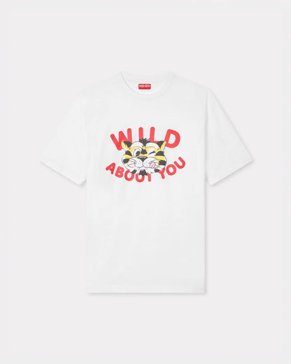Kenzo Wild Tiger Tshirt In Cotton