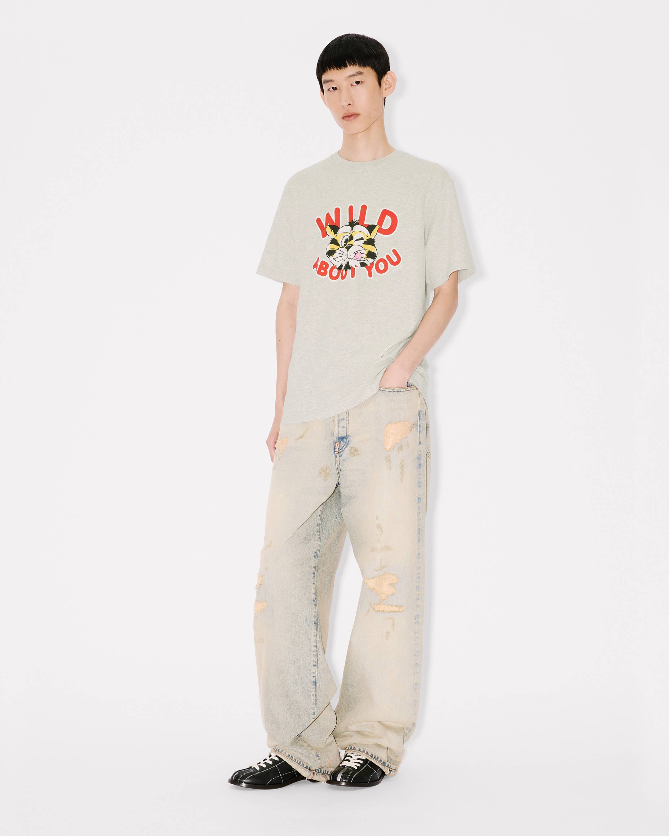 Kenzo Wild Tiger Tshirt In Cotton