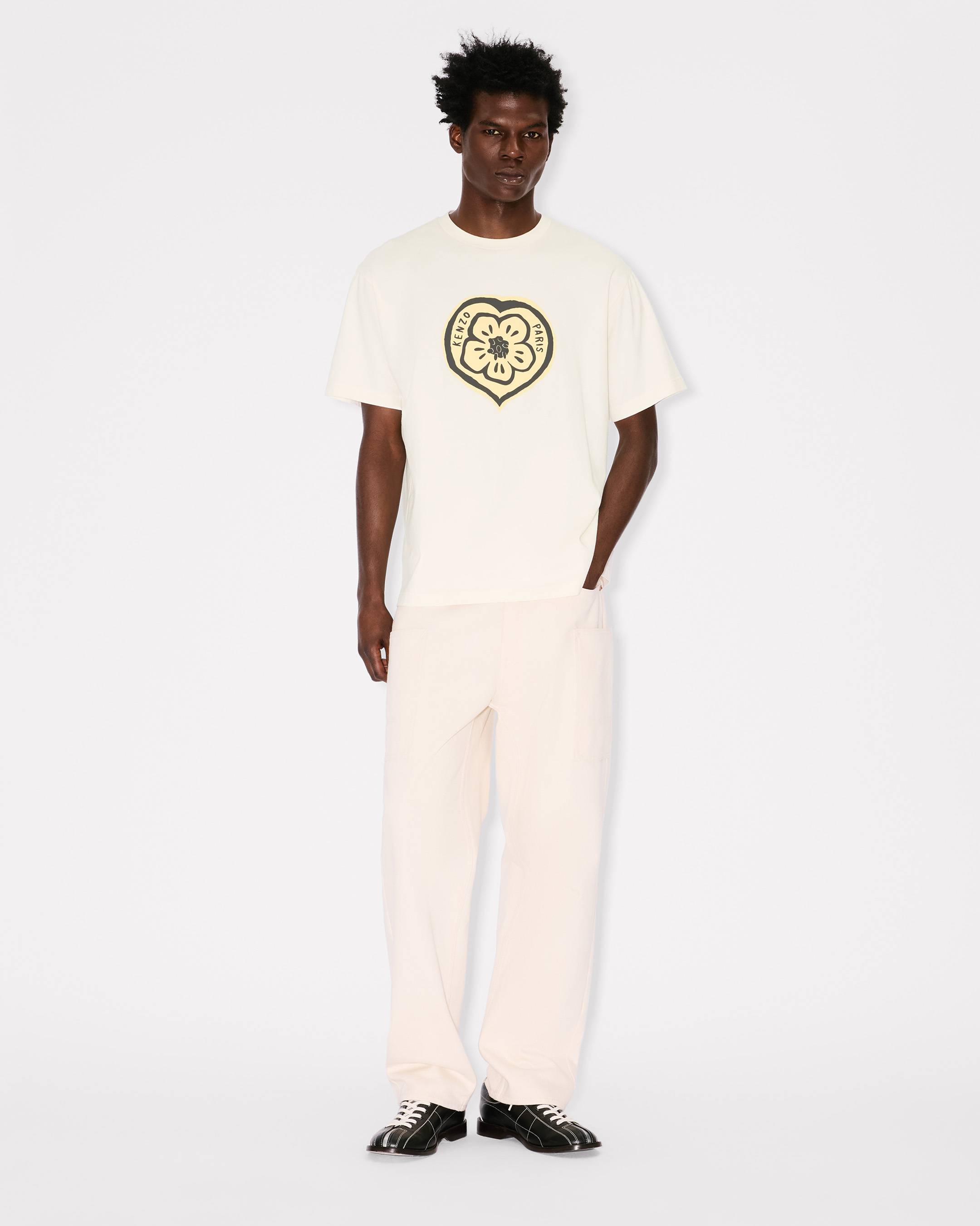 Kenzo Boke Heart Tshirt In Cotton